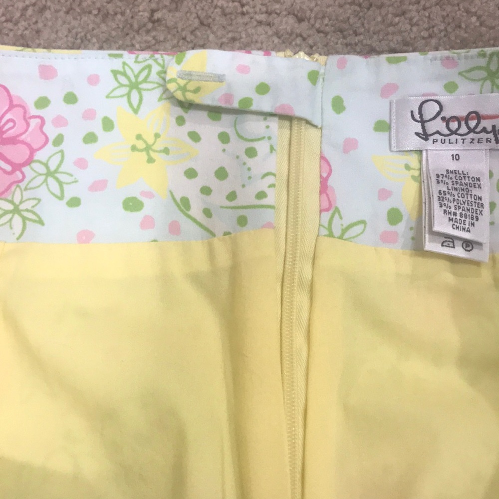 Lilly Pulitzer Cat and Flower Print Skirt - Picture 5 of 6